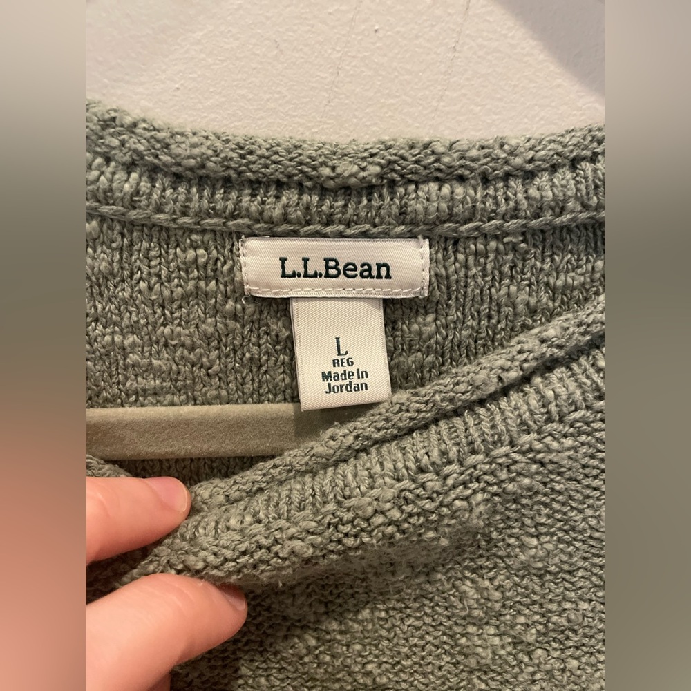 L. L. Bean Women's Midweight Cotton Slub Rollneck Pullover - Picture 6 of 6